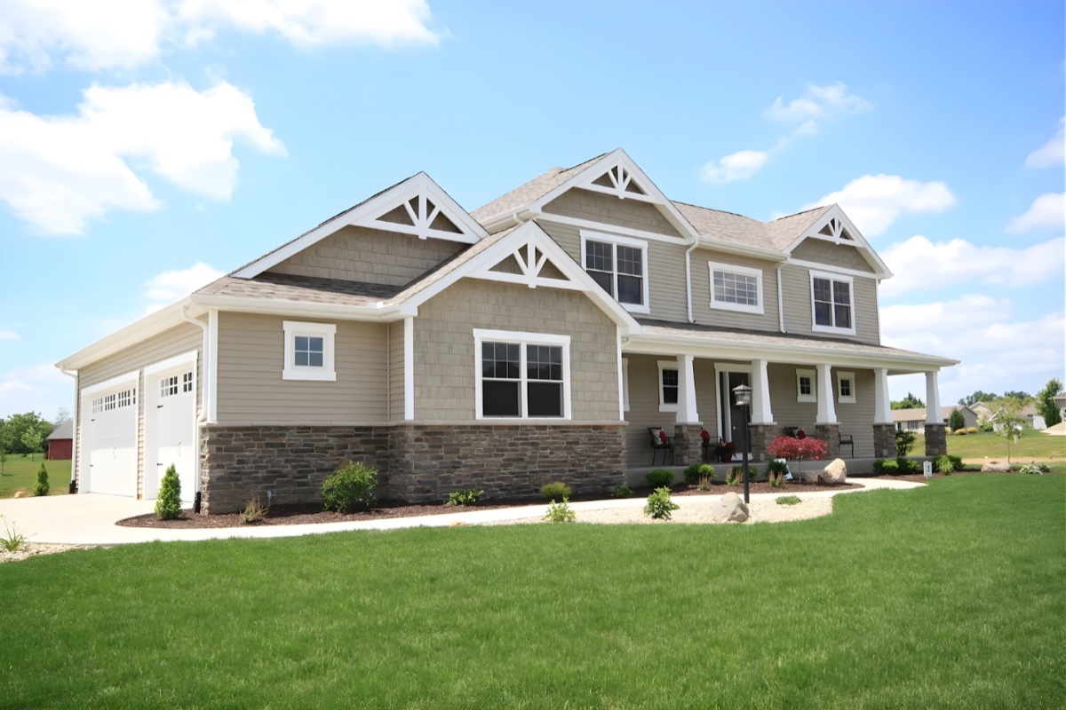 Craftsman custom home built by Inspired Custom Homes Osceola Indiana